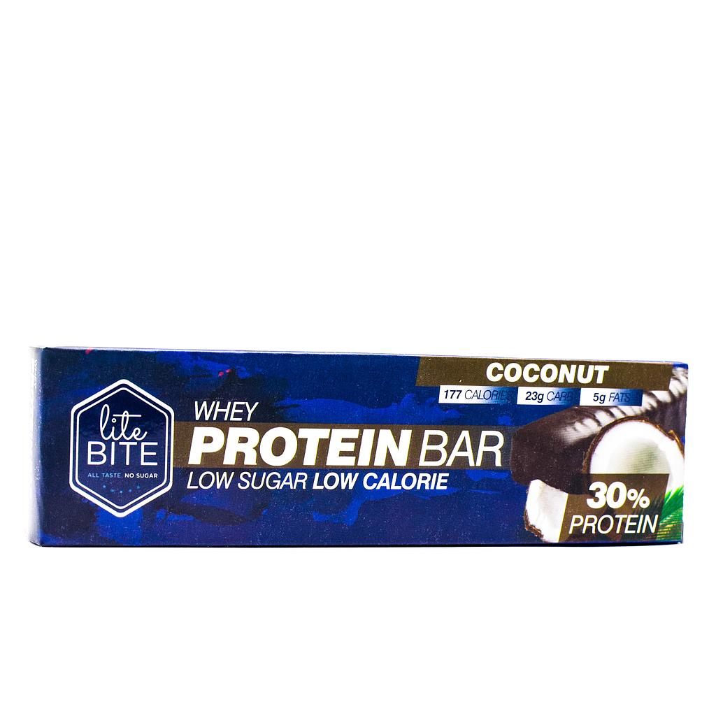 Lite Bite Whey Protein Bar Tropical Coconut Maxmuscle Elite